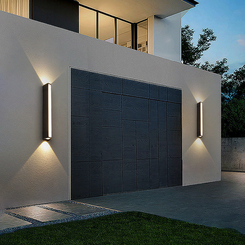 Elegante Aluminium Außenwandleuchte | Wasserdicht, Energieeffiziente LED Wandleuchte für Garten und Terrasse-5