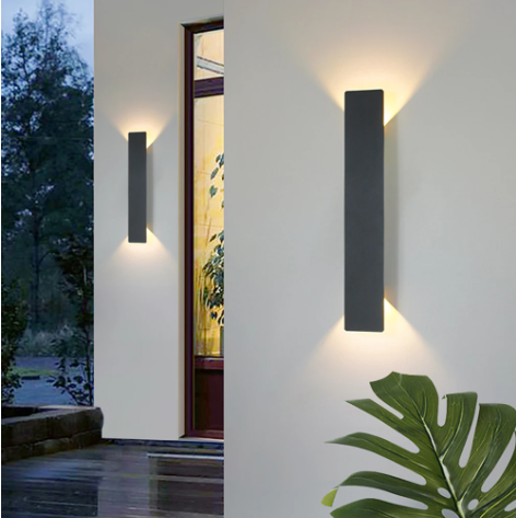 Wasserdichte LED Wandleuchte | Außenwandleuchte Aluminium 4