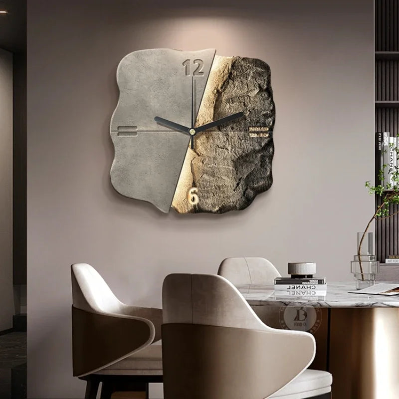 Clockistry | Große Wanduhr Modern 50 cm 3D-Design Hingucker 1