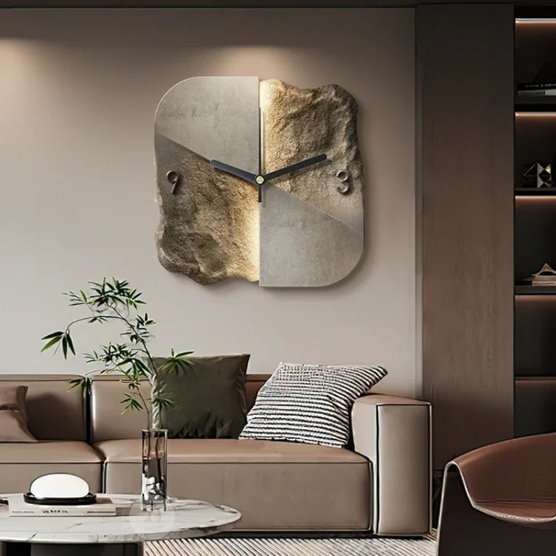 Clockistry | Große Wanduhr Modern 50 cm 3D-Design Hingucker 2