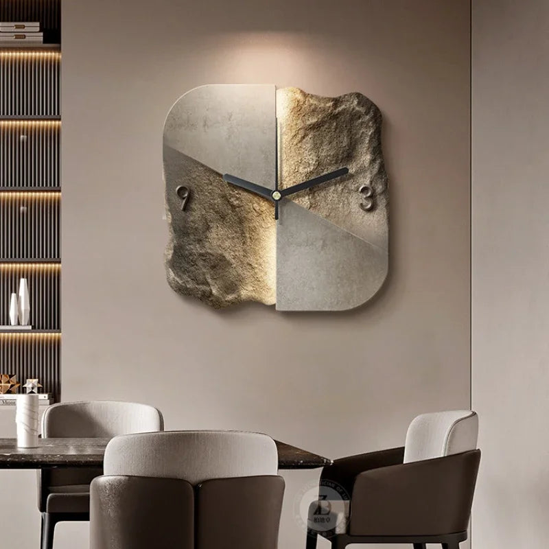 Clockistry | Große Wanduhr Modern 50 cm 3D-Design Hingucker 3