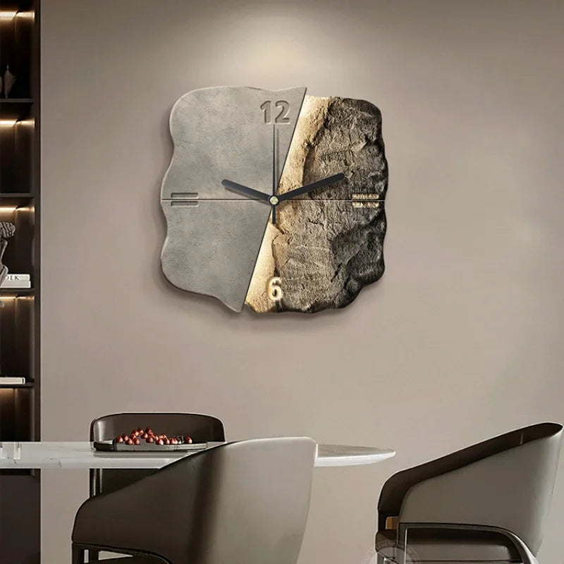 Clockistry | Große Wanduhr Modern 50 cm 3D-Design Hingucker 4