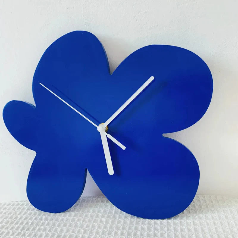 CobaltTick | Wanduhr Modern Kobaltblau 30 cm MDF-Holz 3