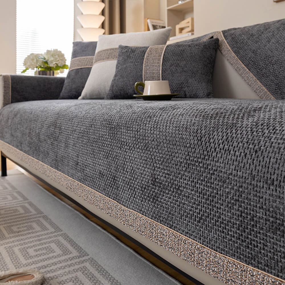 CozyGuard | Bankbezug aus Chenille für stilvollen Schutz 11