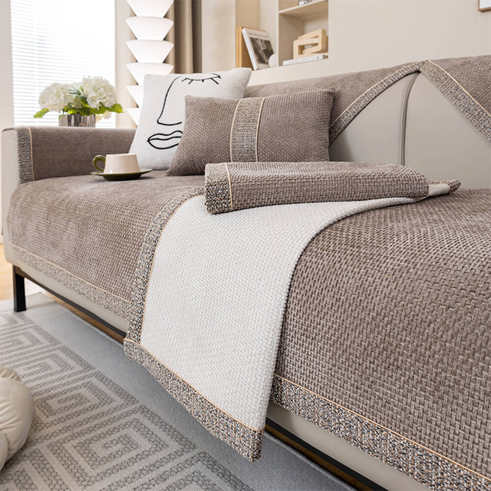 CozyGuard | Bankbezug aus Chenille für stilvollen Schutz 4