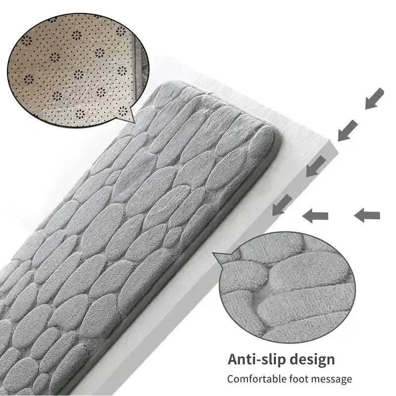 CozyStone | Memory Foam Antirutsch Teppichmatte 60x90 cm 5