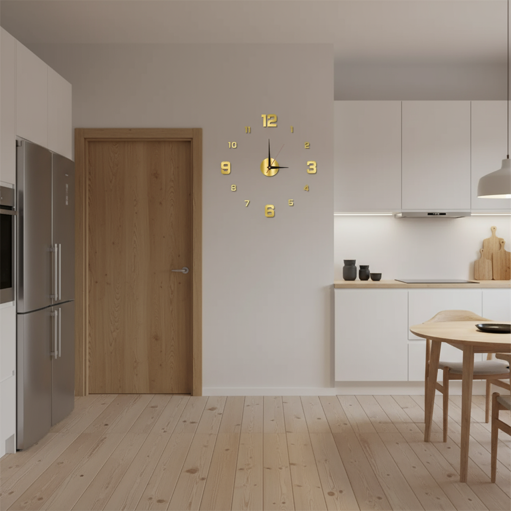 Boundless Frameless Wall Clock | Modern Design