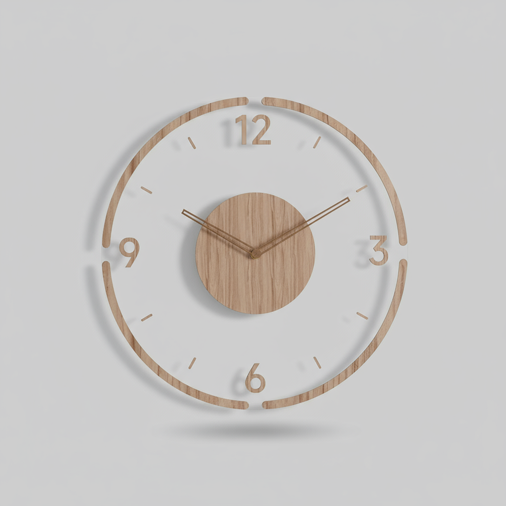 Elegante Wanduhr Modern