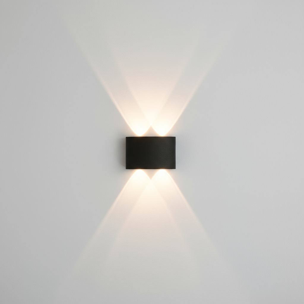 Moderne Wasserdichte LED-Außenwandleuchte aus Aluminium