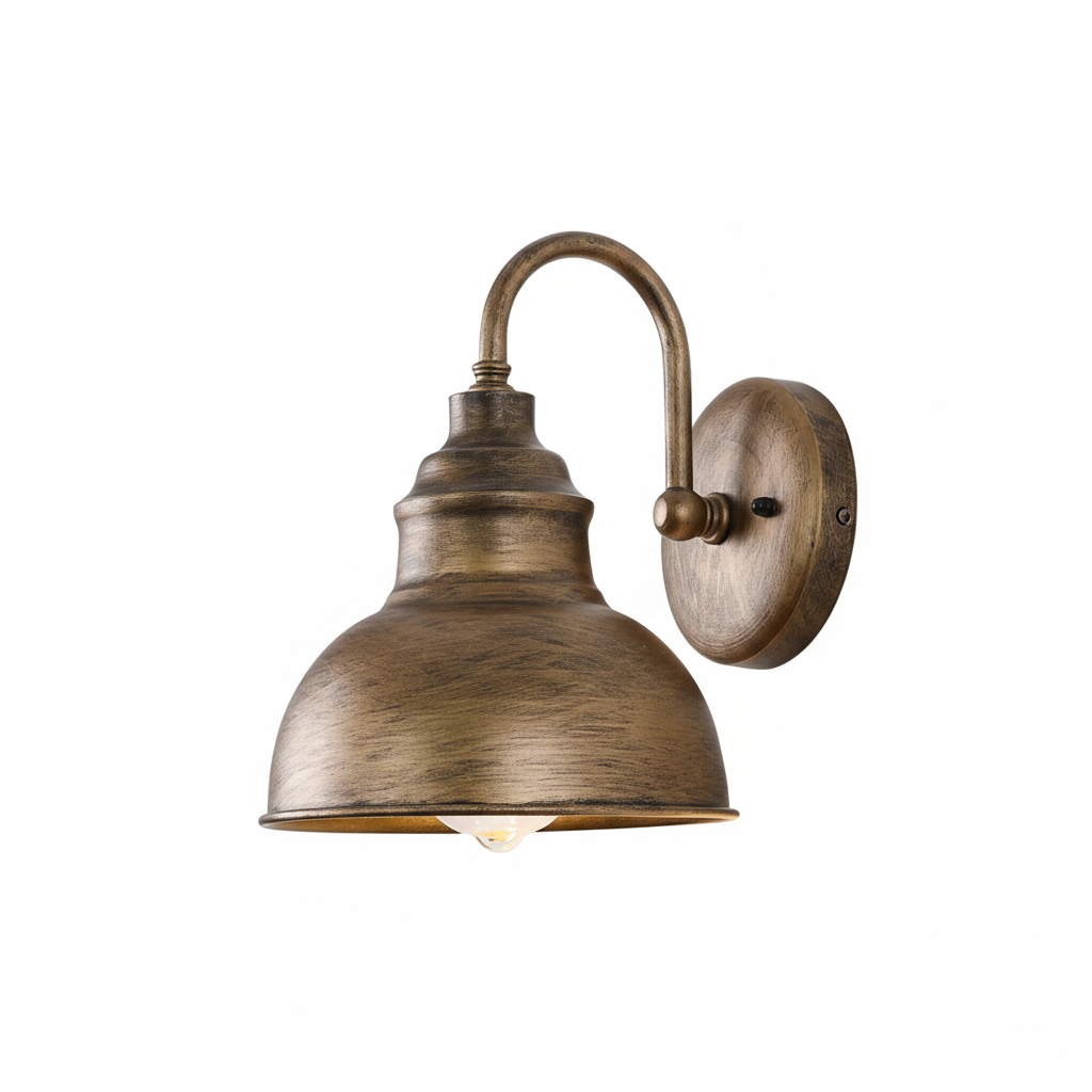 RetroRustic | Rustikale industrielle Wandleuchte