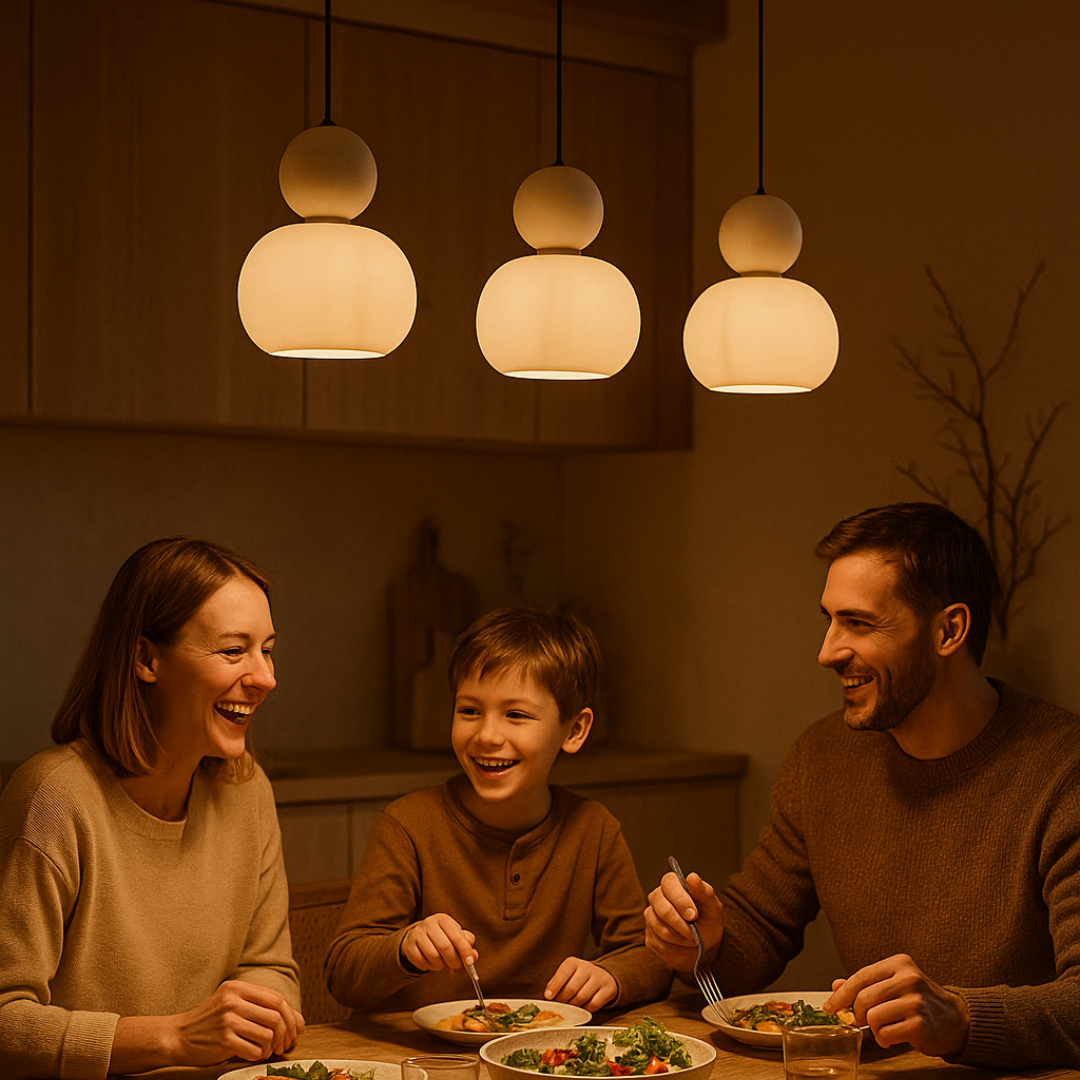 CrèmeLuma | Art Deco Pendelleuchte für Esszimmer 1