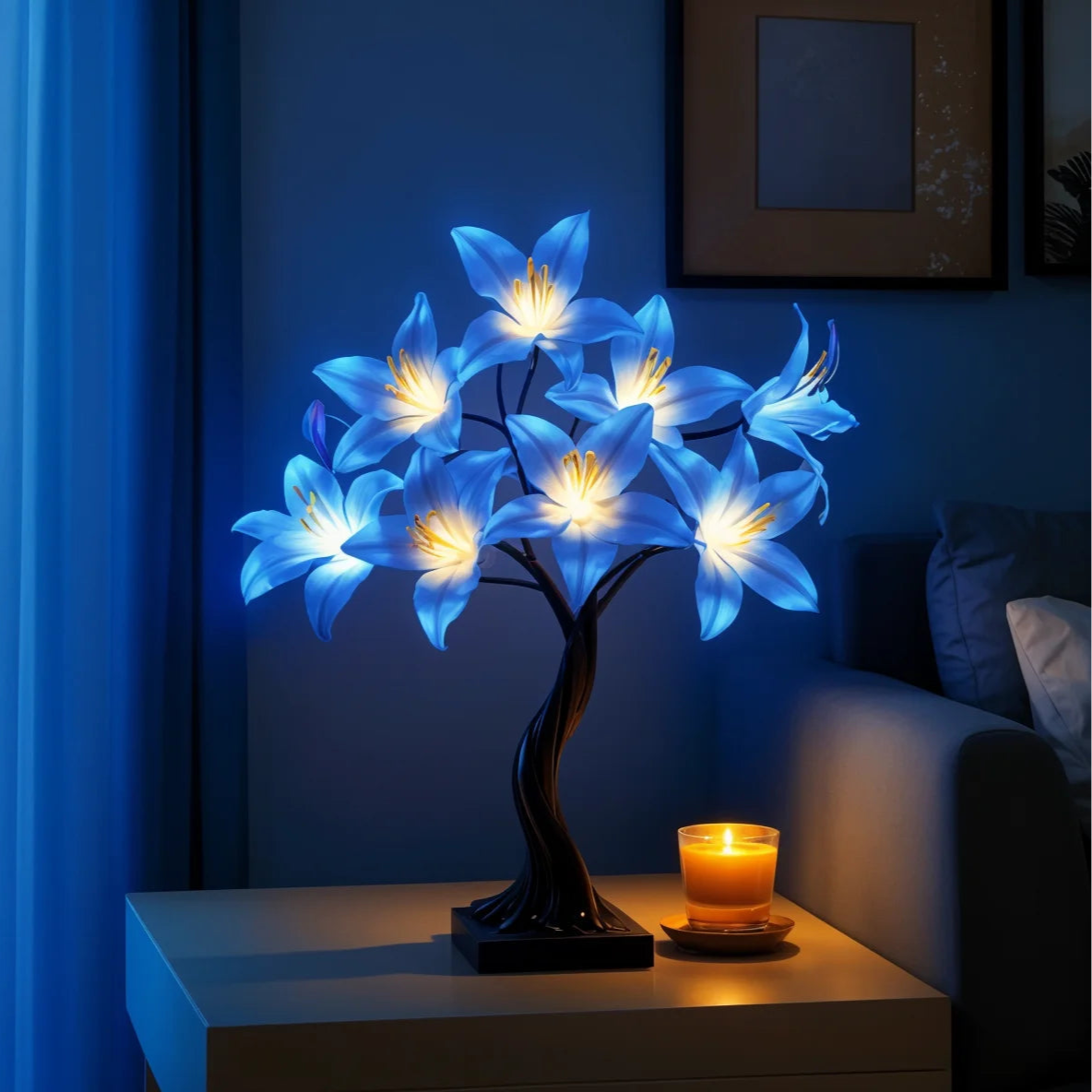 Dämmerungslilienlampe | LED Tischlampe 3