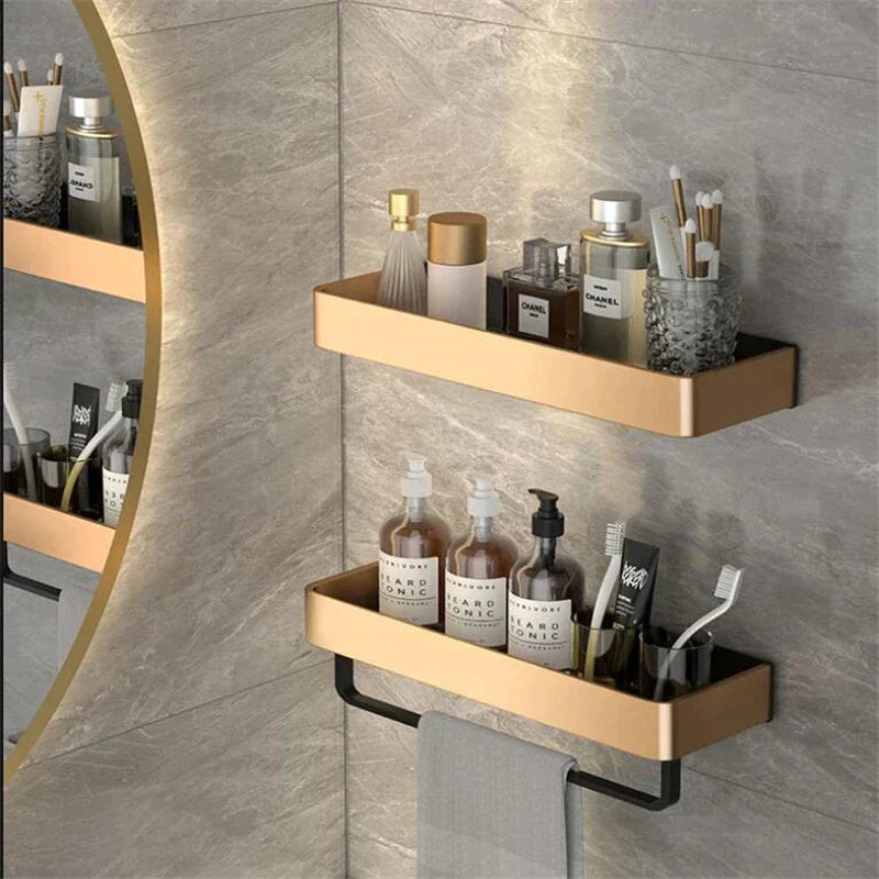 DecoShelf | modernes Wandregal Holz für Badezimmer 1