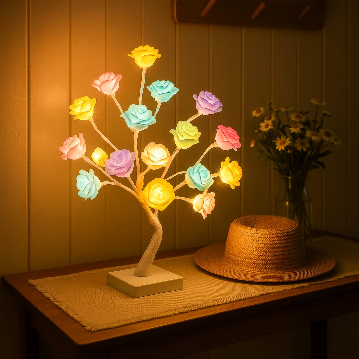 DreamPetal Tree | Stimmungsvolle Blumenlampe Warmweiß 2