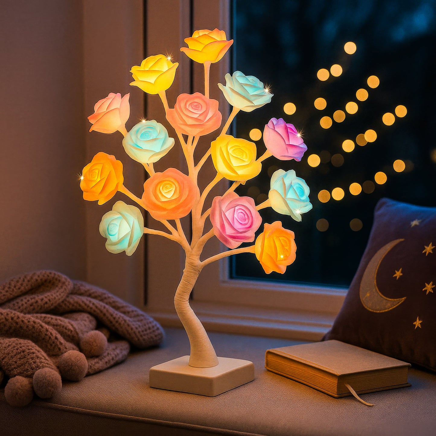 DreamPetal Tree | Stimmungsvolle Blumenlampe Warmweiß 5