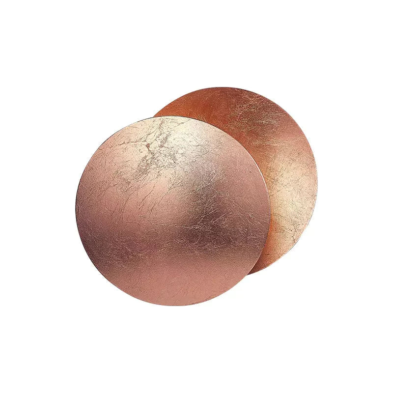 Eclipselampe | Wandleuchte mit Drehbaren Goldenen Scheiben 8