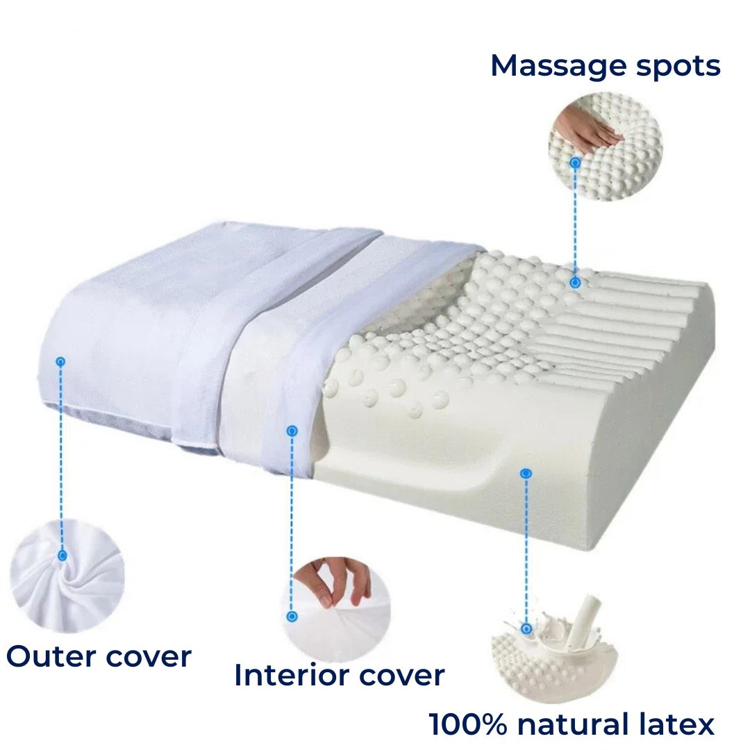 EcoNeck Comfort | Orthopädisches Nackenstützkissen aus Naturkautschuk 8