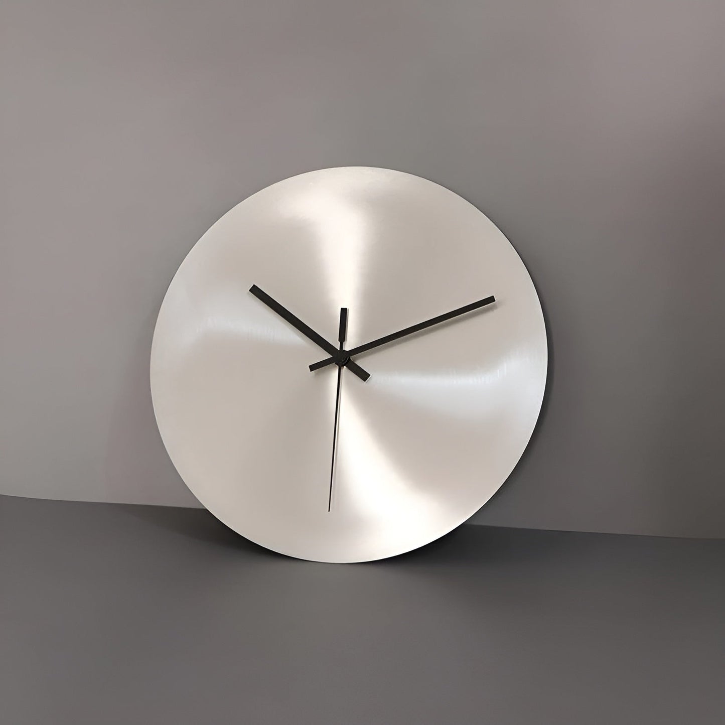 Edelstahl Wanduhr Groß | Modernes Design für Wohnzimmer 0
