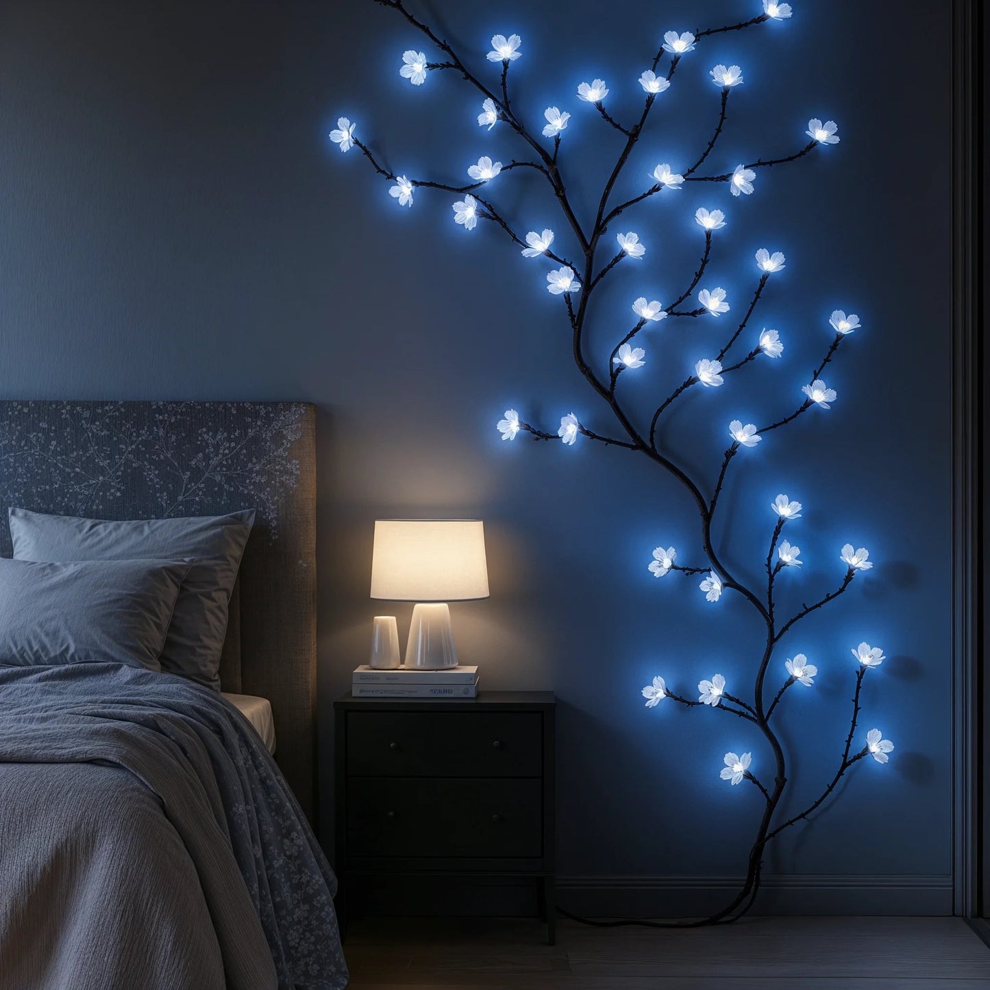 Eisblütenrebe | LED Dekoration für Innenräume 2