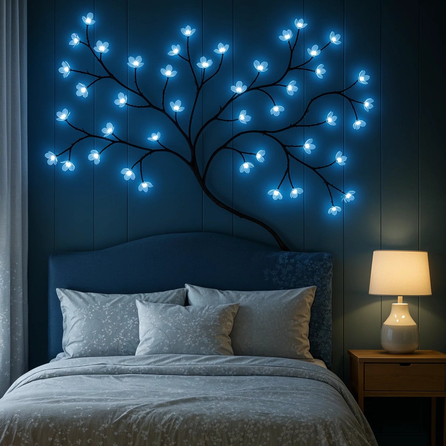 Eisblütenrebe | LED Dekoration für Innenräume 4