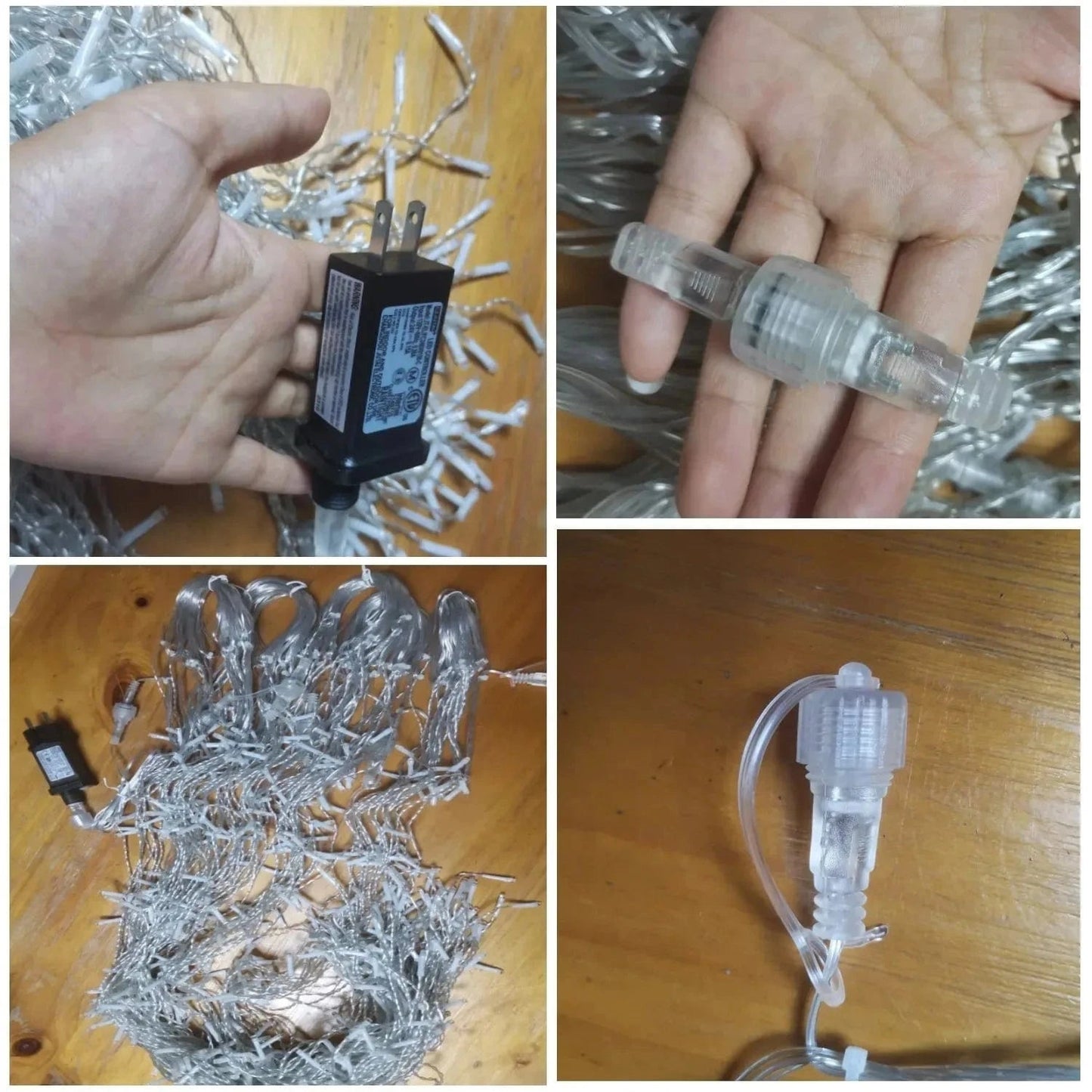 Eiszapfen-LED-Lichterkette | Funkelnde Weihnachtsdekoration 7