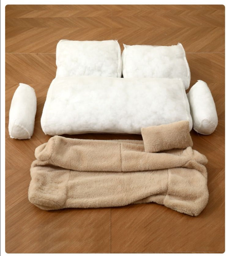 Elegantes Haustiersofa | Komfortables Tiermöbel für Hunde und Katzen 8