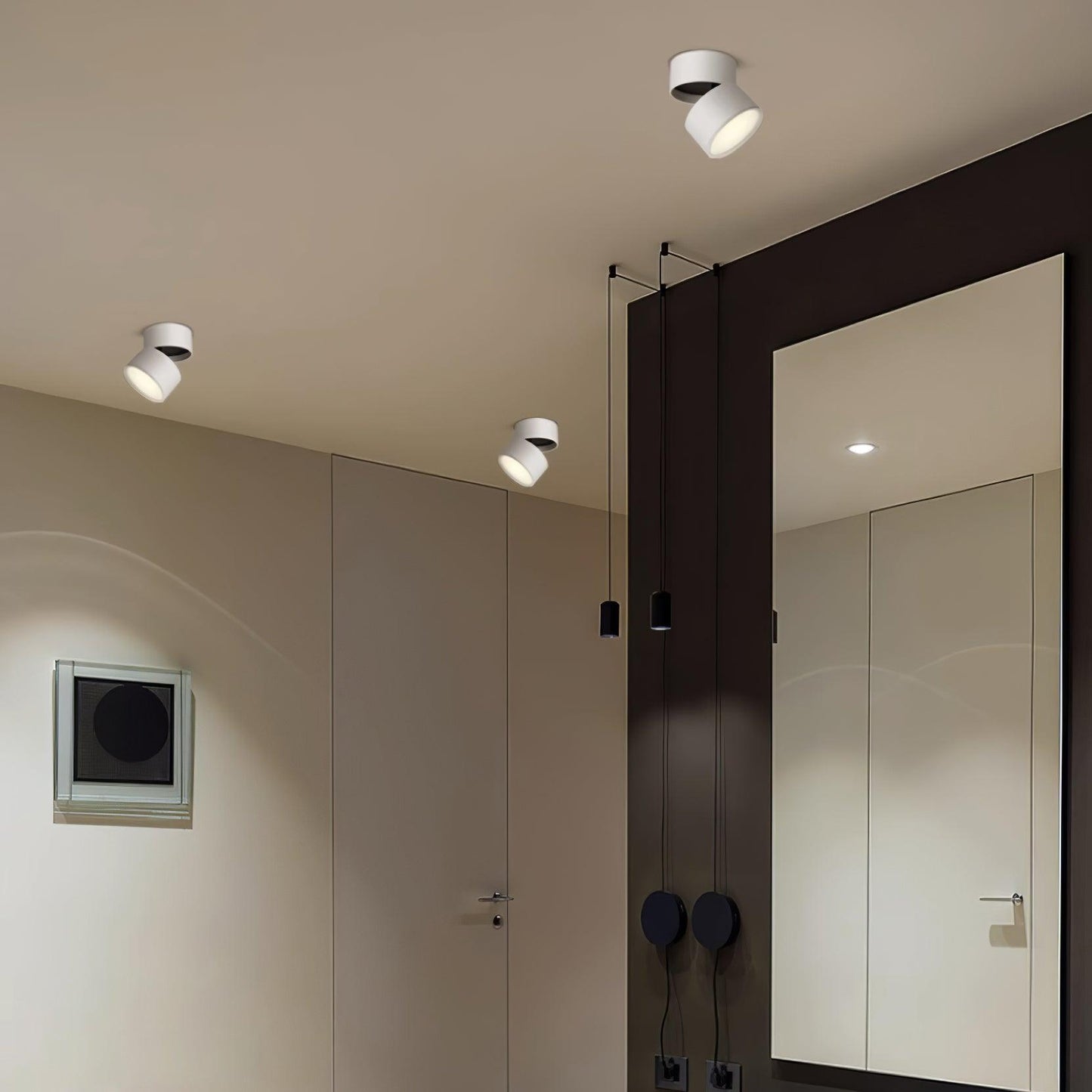 Savvina Deckenleuchte mit Verstellbarem Mechanismus – Aluminium, Warmweiß 3000K, Energieeffiziente LED Deckenlampe für Wohnzimmer-4