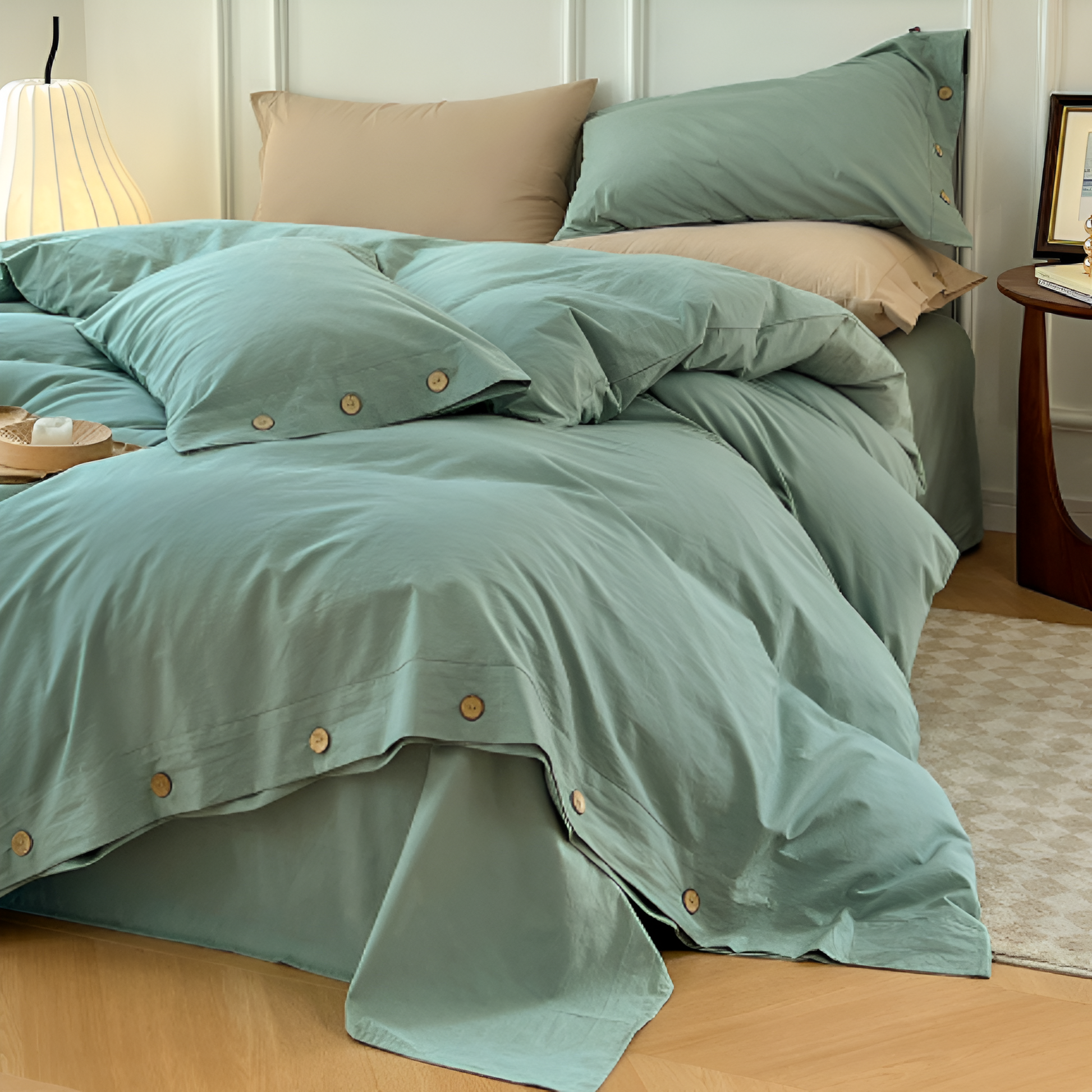 Favonia | Baumwoll Bettwäsche Set 135x200 cm mit Kissenbezügen 9