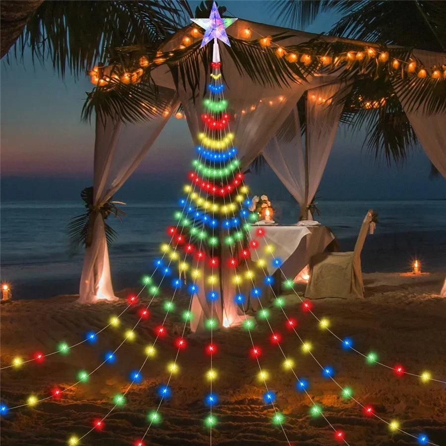 Feenschnur Lichterkette | LED Weihnachtsbeleuchtung Außen 7