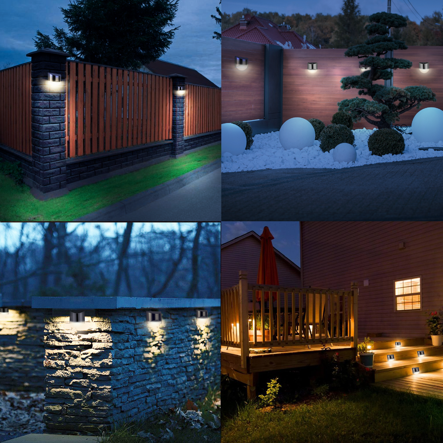 Edelstahl Solar-LED-Außenwandleuchte mit Automatischer Beleuchtung – Wetterfest und Energieeffizient für Garten und Terrasse-3