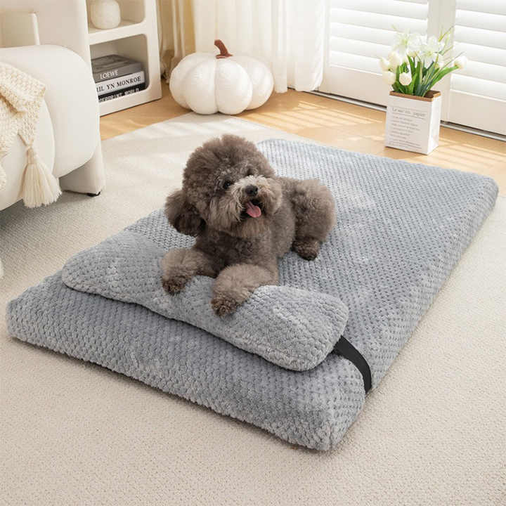 Flauschiges Kunstpelz-Bett für Haustiere | Komfortables Haustierbett 1