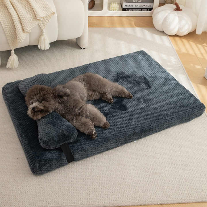 Flauschiges Kunstpelz-Bett für Haustiere | Komfortables Haustierbett 4