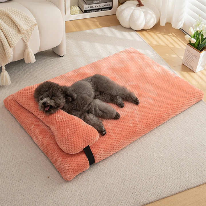 Flauschiges Kunstpelz-Bett für Haustiere | Komfortables Haustierbett 5