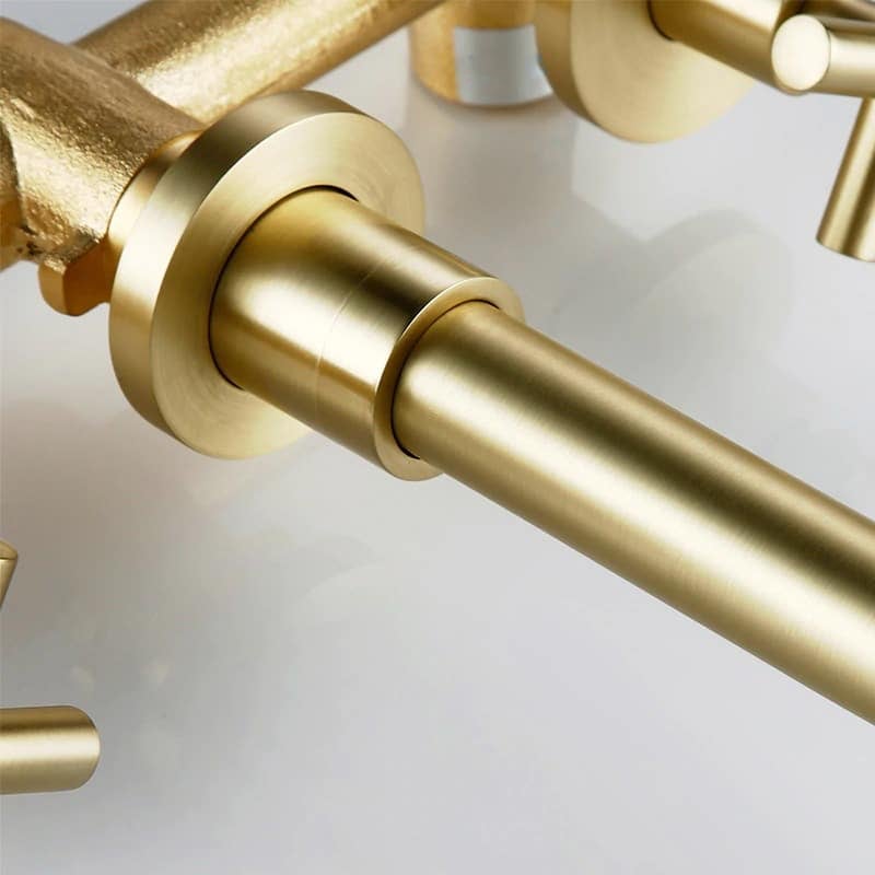 Forma | Wandmontage Waschbeckenmischer aus Messing mit 360° Drehbarkeit 8