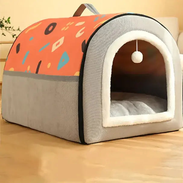 Gemütliche Hundehöhle | Bequeme Kuschelhöhle für Hunde 8