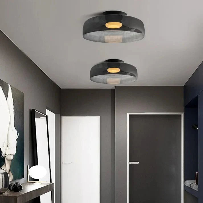 Glas LED Deckenlampe | Moderne Deckenleuchte Wohnzimmer 5