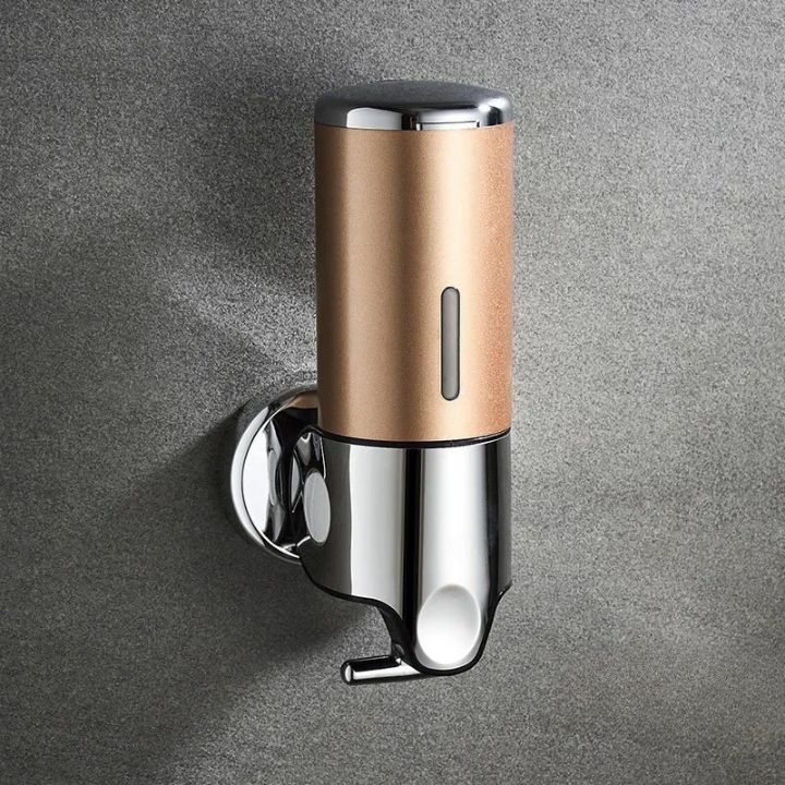 GlitzyLather | Wandmontage Seifenspender aus Edelstahl Silber 20