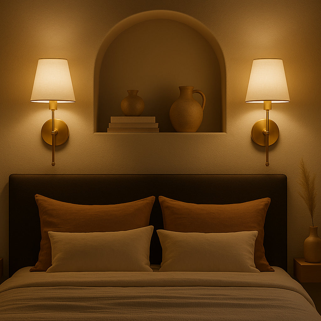 Golden Glow | Wandleuchte Innen LED Dimmbar in Gold 3