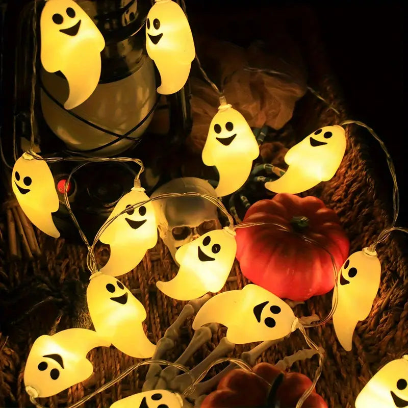 Gruselige Lichterkette | Halloween Dekoration 4