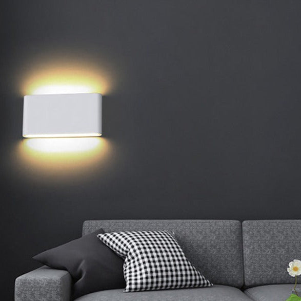 Variant image for Moderne LED Außenwandleuchte – Wasserdicht, Rechteckig, 6W/12W für Eingänge und Terrassen | Außenwandlampe mit Stil-3