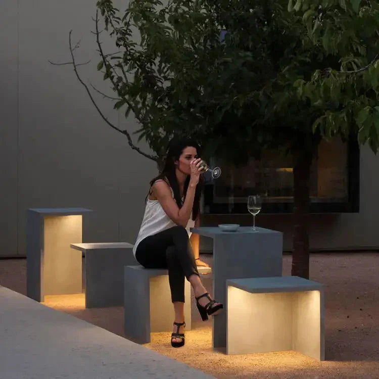 Moderne Außen-Solarleuchte aus Rostfreiem Stahl | Wasserdicht IP65, Warmweißes Licht für Garten und Terrasse-6