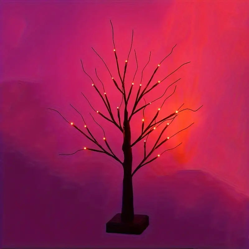 Halloween Baum mit LED Lichtern | 60 cm Dekoration 1