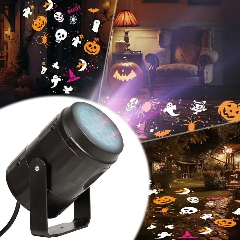 Halloween Projektorlampe | USB Lampe für Gruselige Dekoration 5