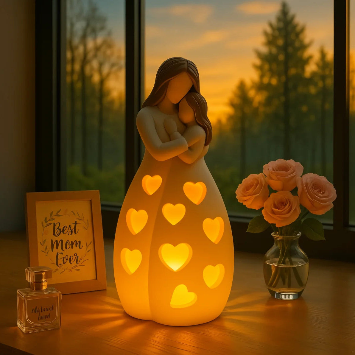Herz der Mutter | LED Tischlampe für Gemütliche Atmosphäre 4
