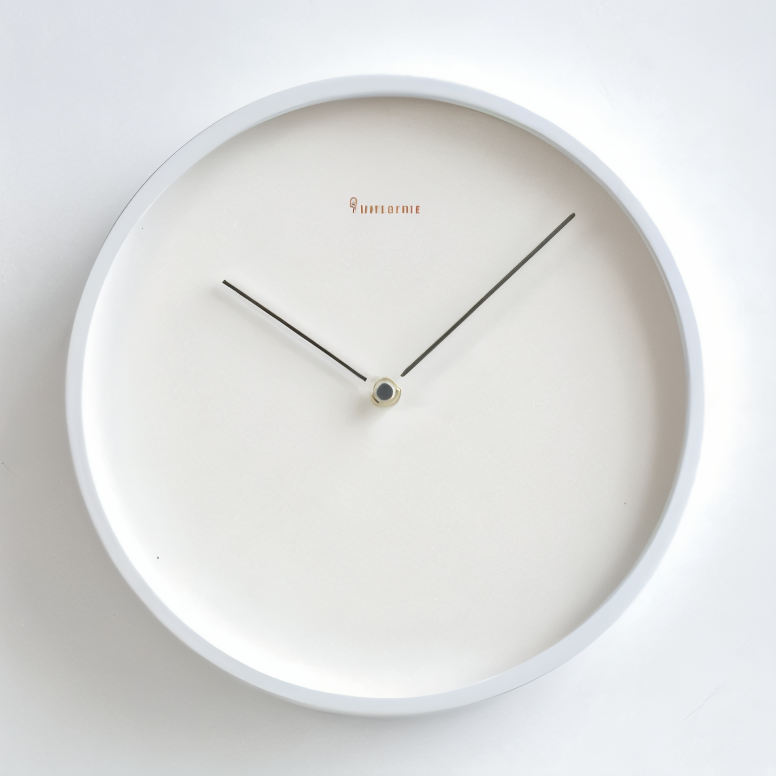 Circ O'Clock – Moderne Wanduhr Schwarz mit Geräuschlosem Uhrwerk – 25 cm Minimalistische Küchenuhr für Ruhige Räume-1