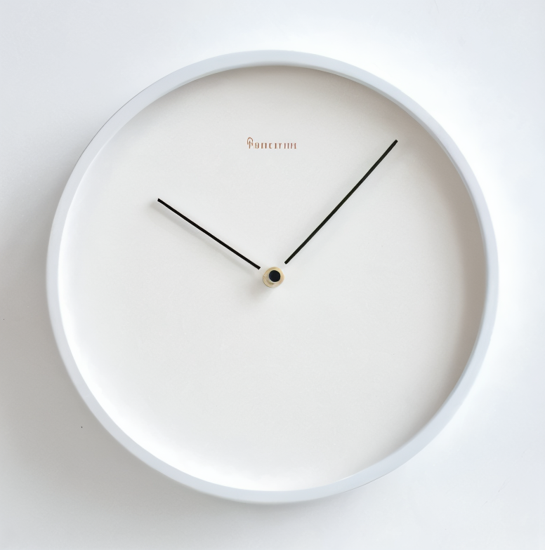 Variant image for Circ O'Clock – Moderne Wanduhr Schwarz mit Geräuschlosem Uhrwerk – 25 cm Minimalistische Küchenuhr für Ruhige Räume-3