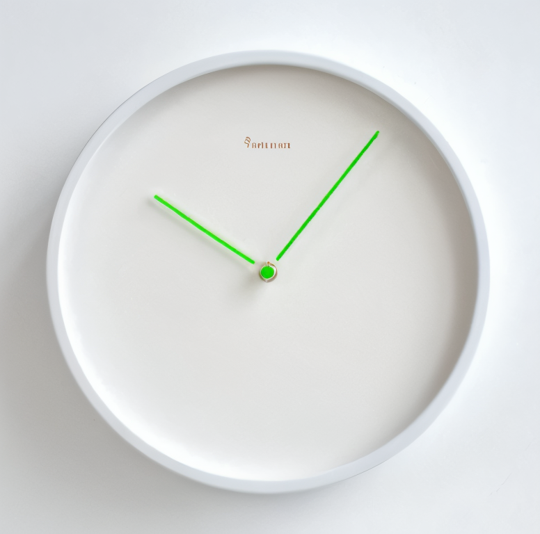 Variant image for Circ O'Clock – Moderne Wanduhr Schwarz mit Geräuschlosem Uhrwerk – 25 cm Minimalistische Küchenuhr für Ruhige Räume-5