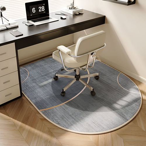 ComfiOval Teppich Beige – Rutschfester Velours Teppich für Wohnzimmer und Schlafzimmer, 60x90 bis 180x250 cm-1