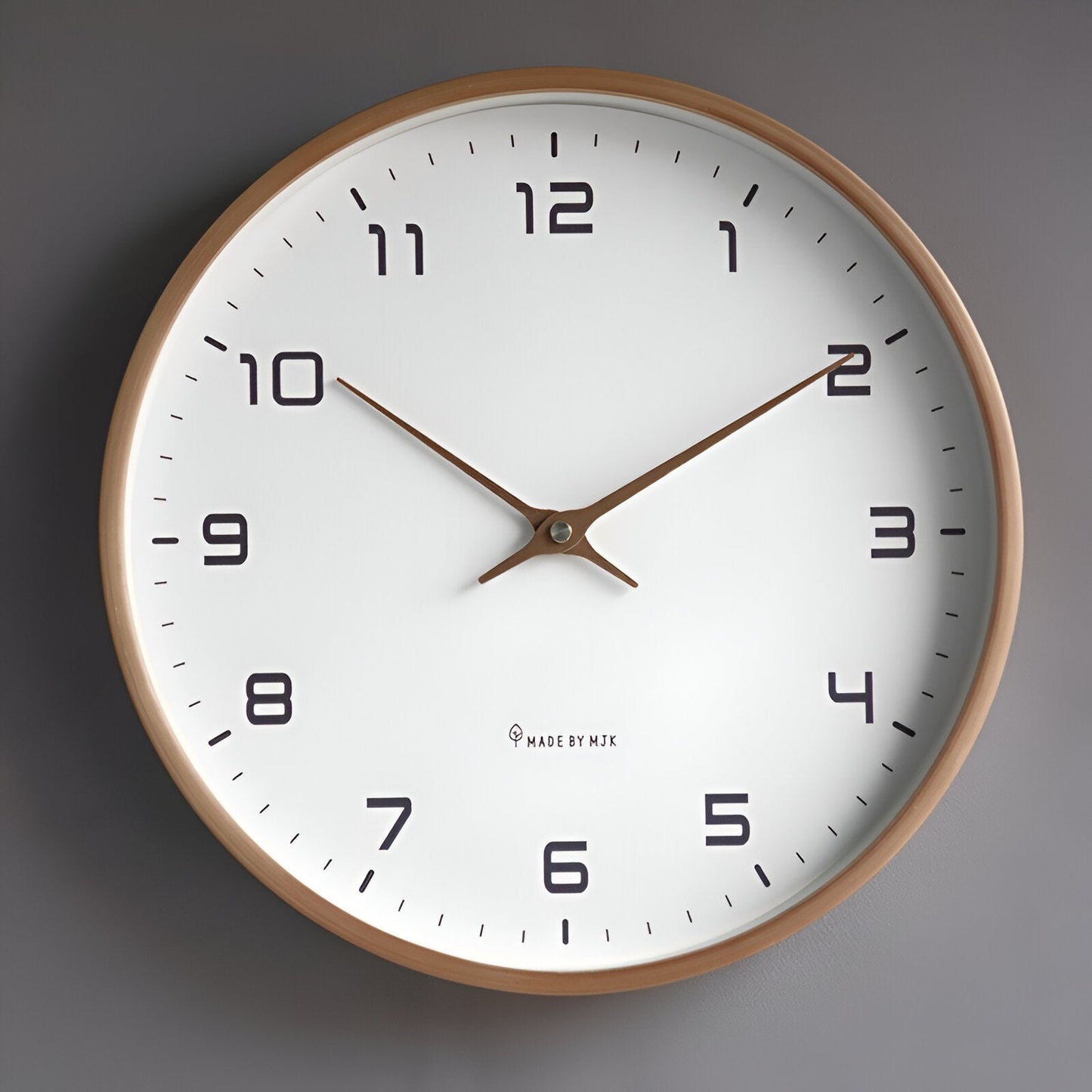 Variant image for Elegante Holz Wanduhr 30 cm – Moderne Runde Küchenuhr mit Quarzmechanismus und Minimalistischem Design-1