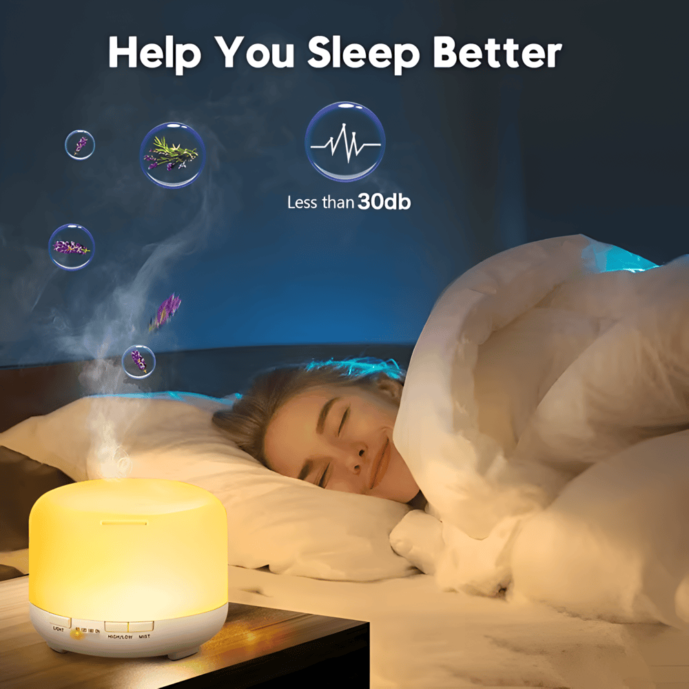 Farbenfroher 4-in-1 Luftbefeuchter mit Bluetooth-Lautsprecher und Nachtlicht für Schlafzimmer – BPA-frei, leise und sicher-5